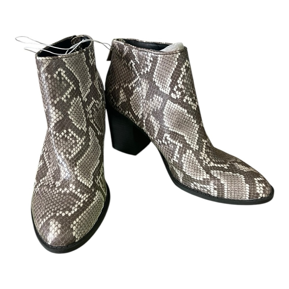 Massini - Snakeskin Ankle Boots
